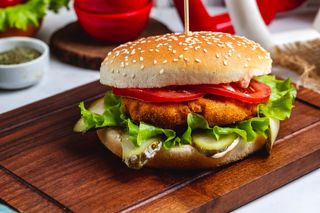 Crispy chicken burger 250gr