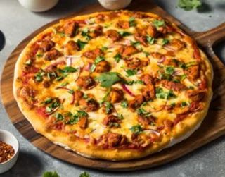 98. Pizza chicken tikka