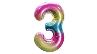 Balon 92cm tęczowy 3