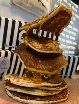 Палачинка с Нутела, ягода и банан