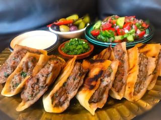 Arayes Viande Petit + Frites + Salade