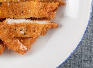 Pechuga de pollo frito