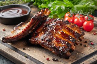 BBQ Spare Ribs - Grilled - Full