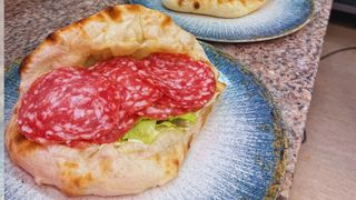 Salami panini