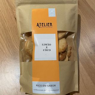 Saco de Bolachas de Limão e Coco