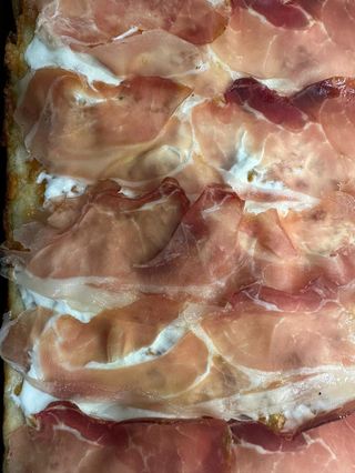 Stracciatella prosciutto crudo