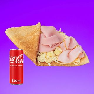Slana palačinka + Coca-Cola