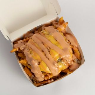 LOADED SMASH BURGER FRIES