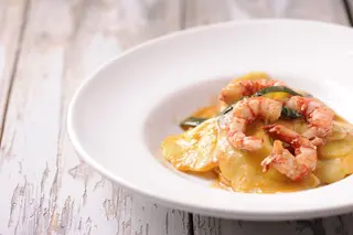 10. Ravioli di gamberi