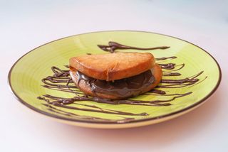 Bao con nutella e pistacchio