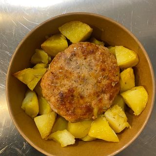 Hamburger di tacchino + contorno