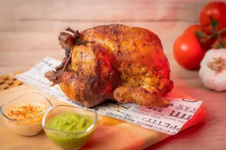 1/2 Pollo  Al Carbón