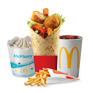 Menu Gourmand Grand McWrap™ Poulet Sauce Sriracha