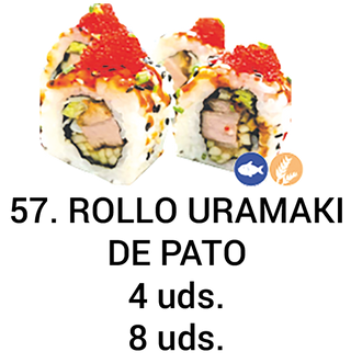 53. Rollo Uramaki De Pato (8 Uds.)