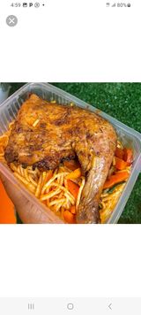 Spaghetti & big Chicken [ KING COMBO size ]