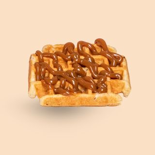 Gofre con dulce de leche