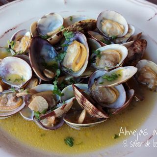 Almejas al ajillo