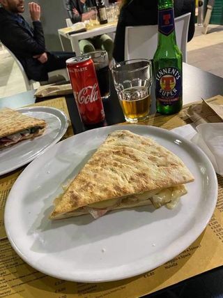 Prosciutto e fontina