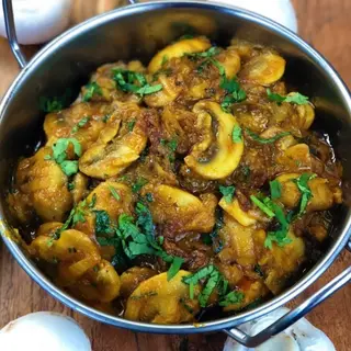 Champiñón Bhaji (Opción Vegana)