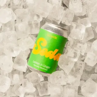 Soda de limón y jengibre