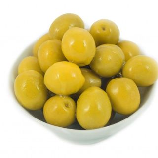 Aceitunas Manzanilla con hueso sabor anchoa (250 Gr)