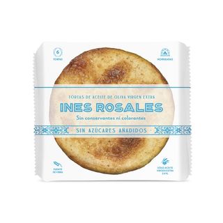 Tortas de Aceite de Oliva sin Azucar Añadida Ines Rosales 6 Uds. 180Gr