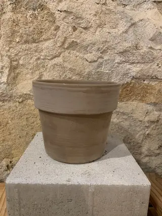 Maceta De Barro Grande 24 Cm