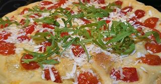 Focaccia Cotto, Rucola e Pomodorini