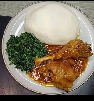 Ugali chicken