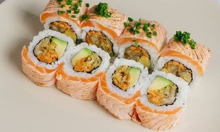 Sake Hiratake roll -8 szt-