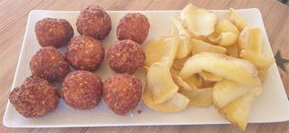 Ración De Croquetas Caseras De Jamón