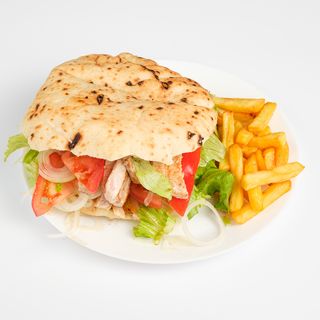 Gyros svinjetina i pomfrit
