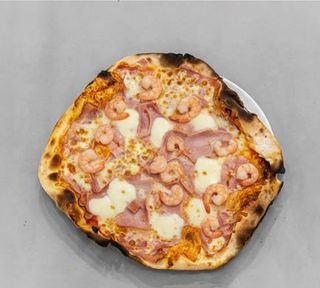 Pizza Gourmet Gambas (32 Cm.)