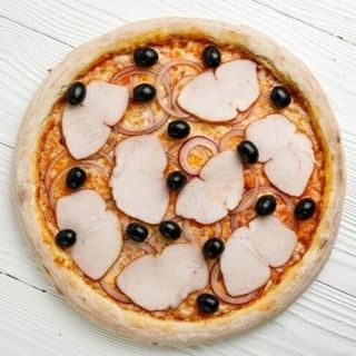Pizza dinde fumée