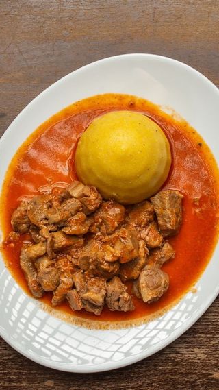 Tochitura cu mamaliguta