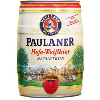 Пиво Paulaner, Hefe-weissbier, Weissbier (німеччина), 5л Бочка