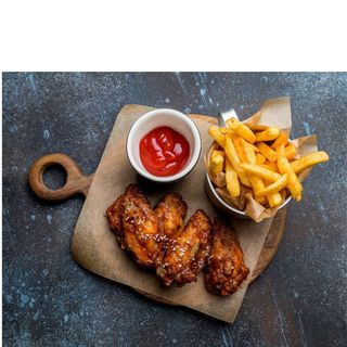 MENIU COMPLET 5 aripioare barbeque la cuptor