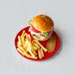 Hamburguer white telhas