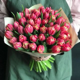 Букет піоноподібних тюльпанів (35шт)