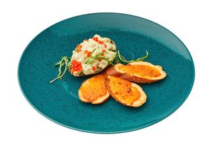 Авокадо в соусі з тигрових креветок (150/80г)