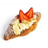 Croissant París Crema y Fresa