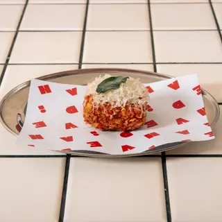 Suppli di pasta ai porcini