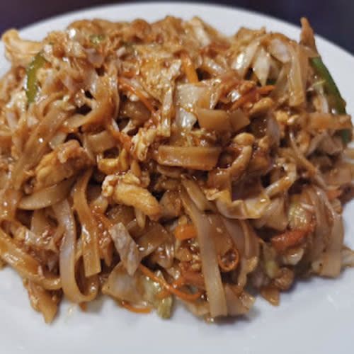 Tallarines Pad Thai, Ternera, Huevo y Verduras