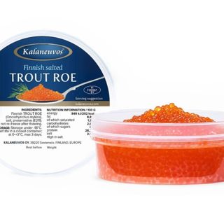 CAVIAR DE TRUCHA CONGELADA - ИКРА ФОРЕЛИ БЕЗ КОНСЕРВАНТ ЗАМОРОЗКА 500GR