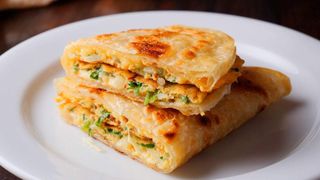 Cheese onion chapati