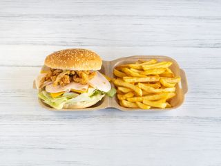 Menú Super Chicken Burger