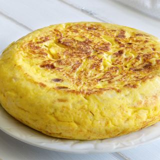 Tortilla De Patatas Con Jamón Pincho