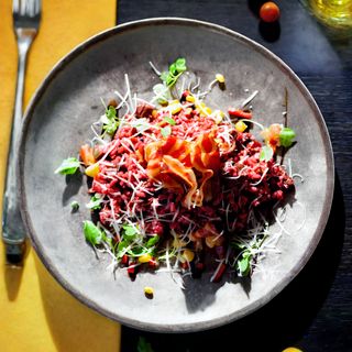 Rižoto sa biftekom i cveklom 300gr