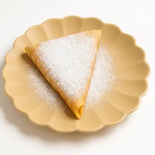 Crep con azúcar glass