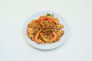 NOODLES MIXTO DE  POLLO Y LANGOSTINOS